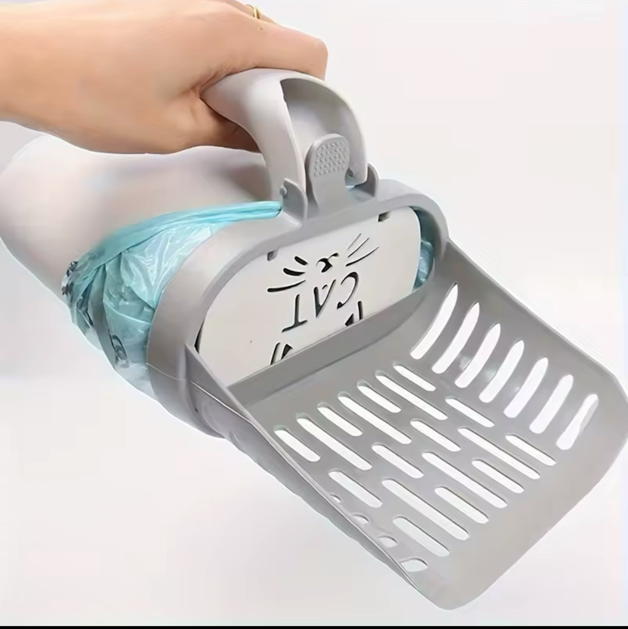 Pelle à Litière pour Chat avec Support de Sac – Nettoyage Facile et Hygiénique