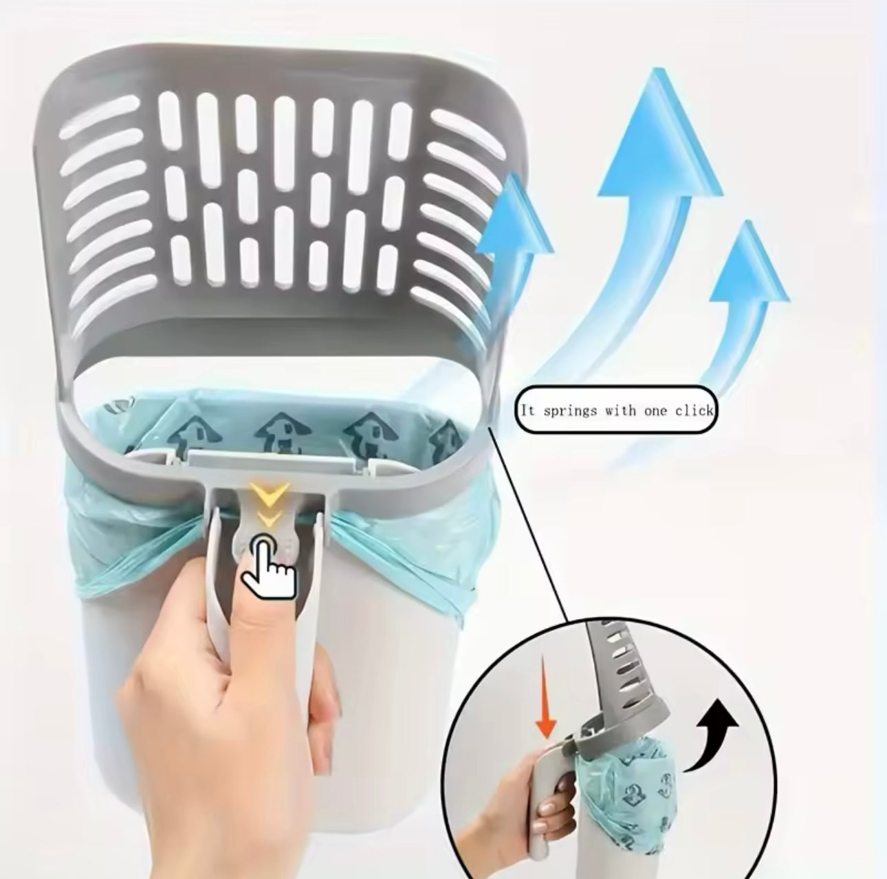 Pelle à Litière pour Chat avec Support de Sac – Nettoyage Facile et Hygiénique