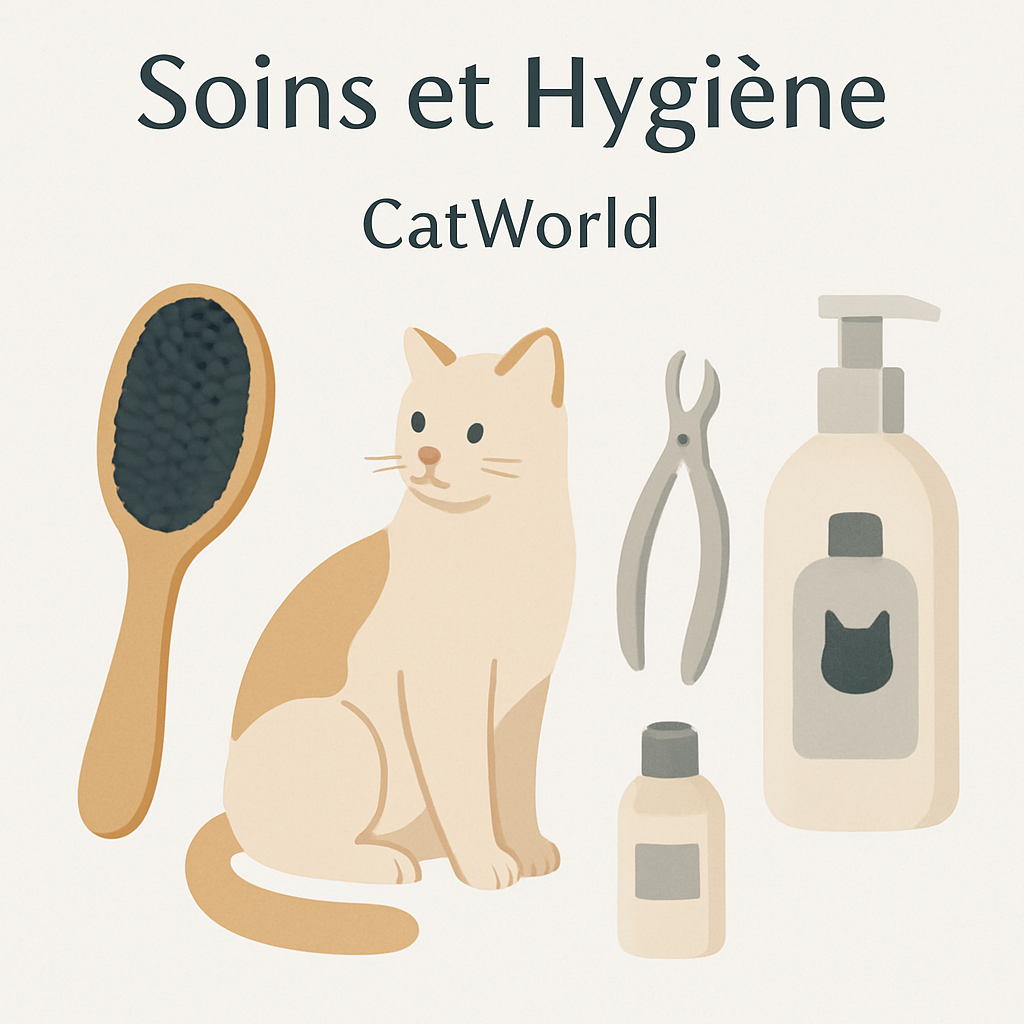 Soins & Hygiène pour Chats – Accessoires essentiels pour un félin propre et en bonne santé