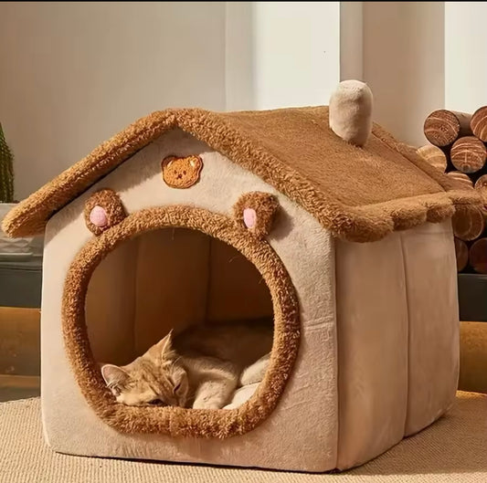 Maison pliable pour chats