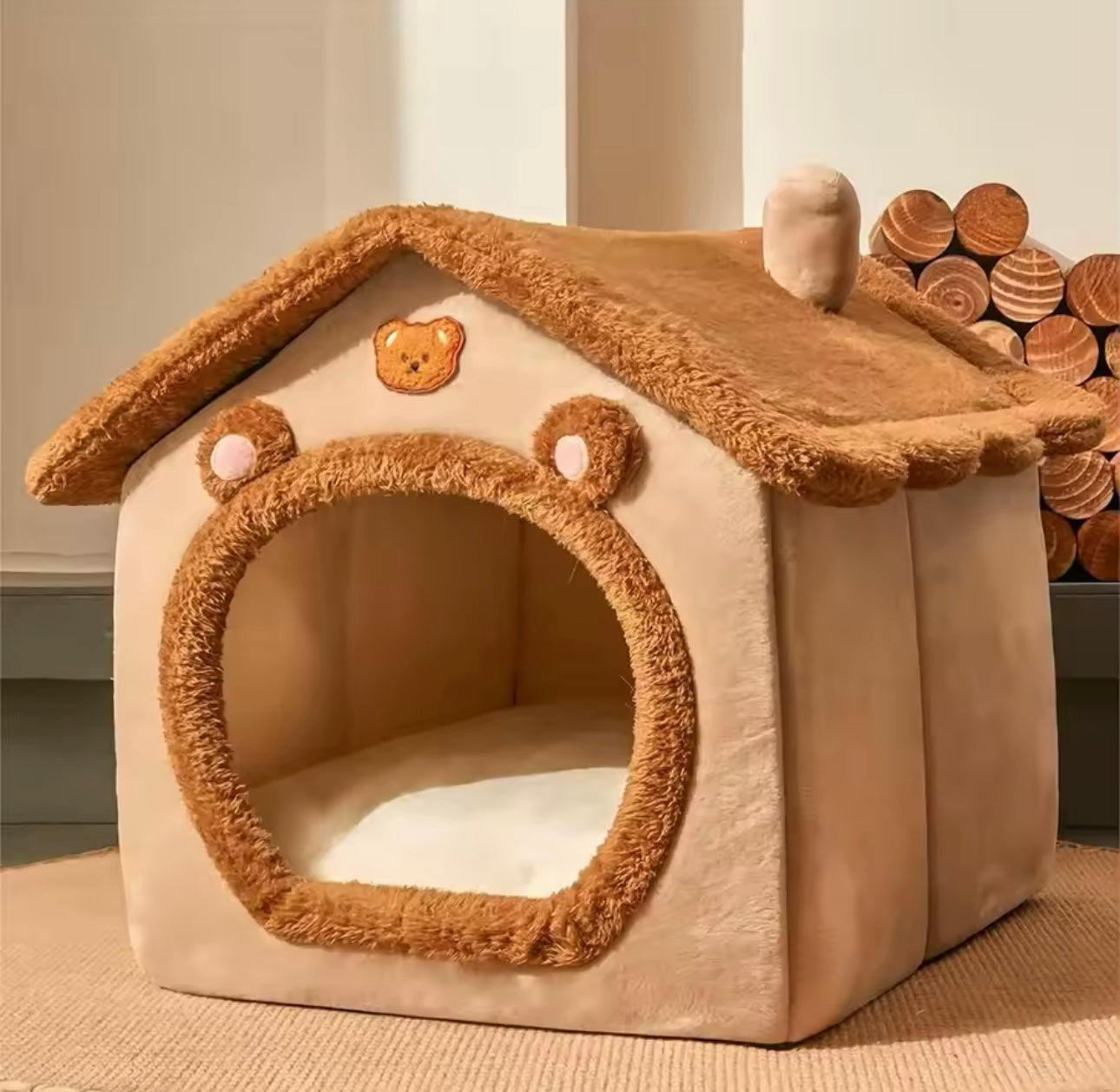 Maison pliable pour chats