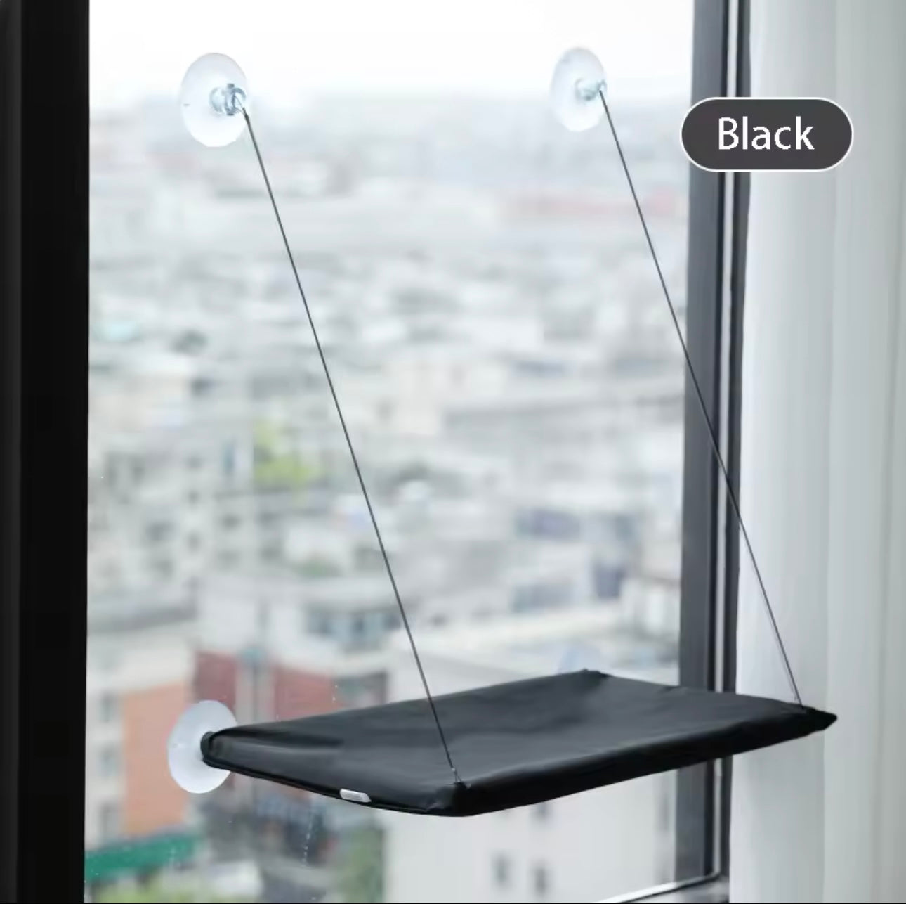 Hamac de Fenêtre pour Chat – Lit Suspendu avec Ventouses Résistantes | Jusqu’à 20 kg