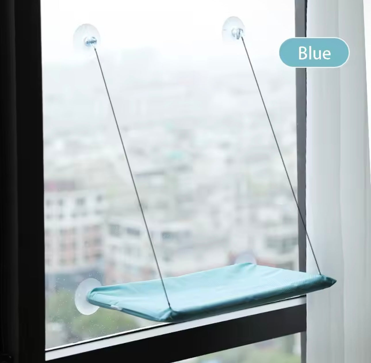 Hamac de Fenêtre pour Chat – Lit Suspendu avec Ventouses Résistantes | Jusqu’à 20 kg