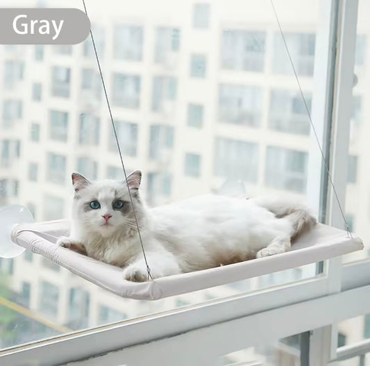 Hamac de Fenêtre pour Chat – Lit Suspendu avec Ventouses Résistantes | Jusqu’à 20 kg