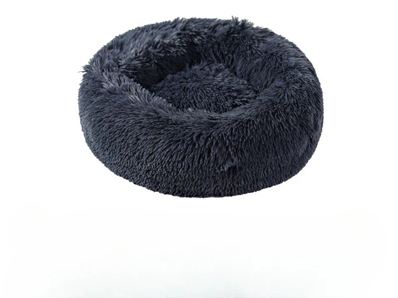 🐾 Lit Douillet en Peluche – Panier Rond Ultra-Confort pour Chat