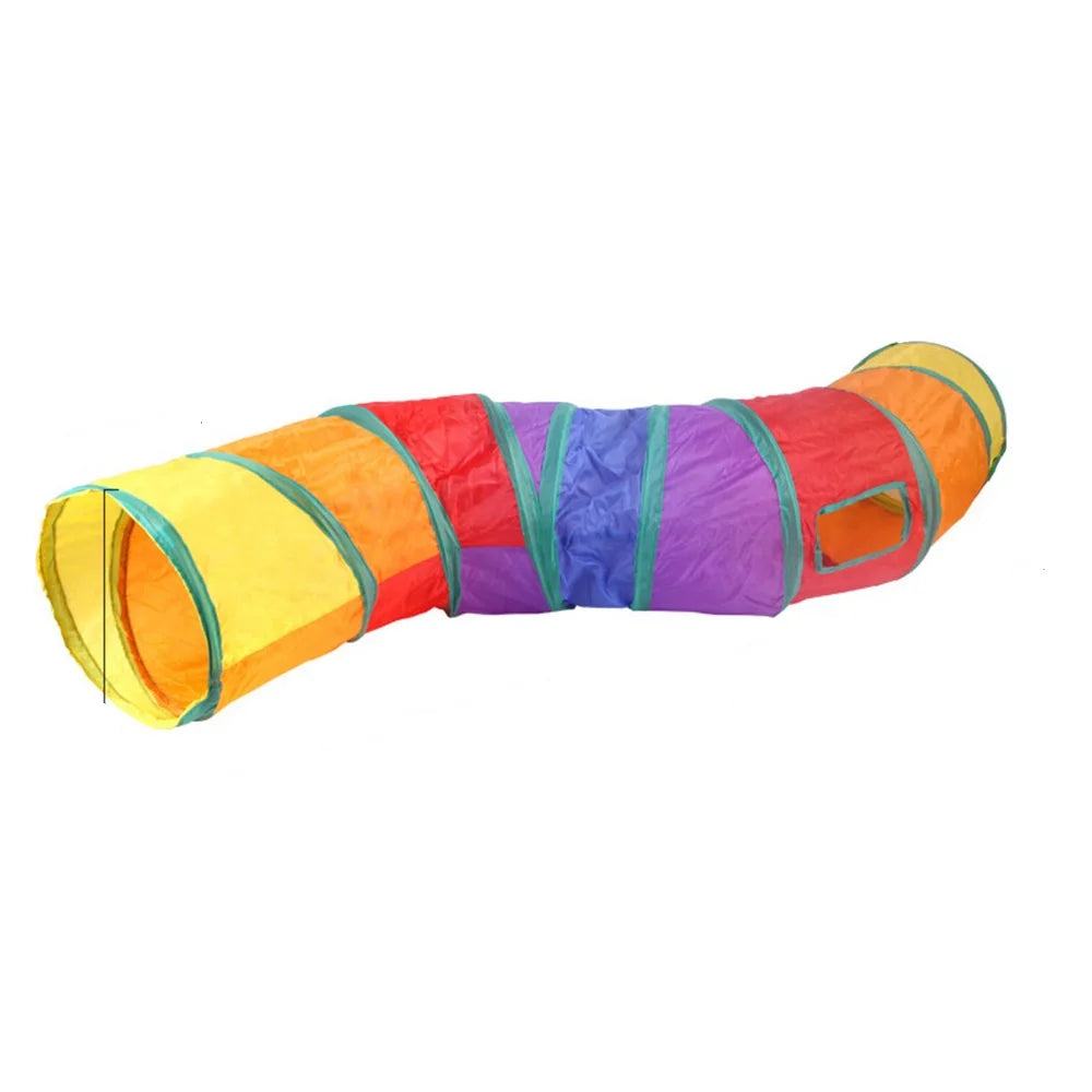 Tunnel de Jeu pour Chat – Pliable, Pop-up & Interactif | Forme S, Y, L, Long, Cube...