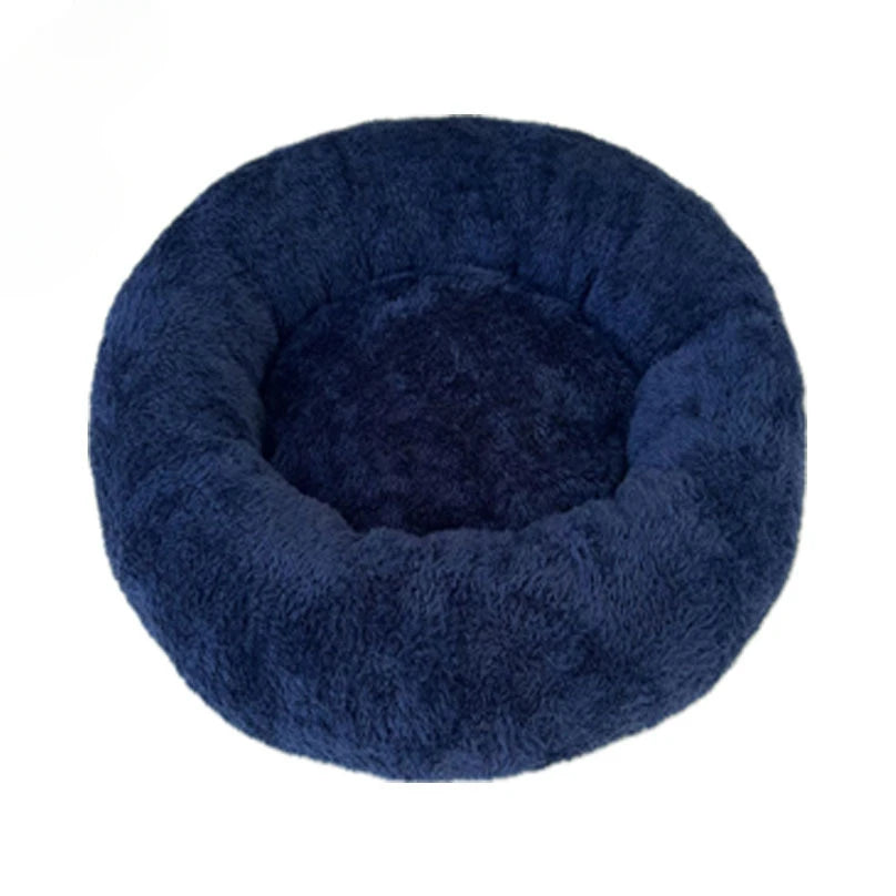 🐾 Lit Douillet en Peluche – Panier Rond Ultra-Confort pour Chat